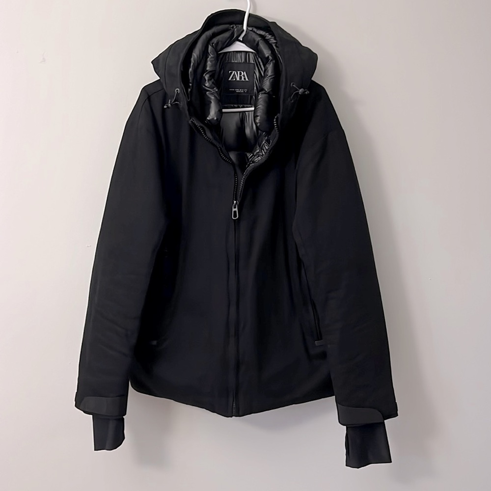 ZARA Winter Jacket - Black - XXL